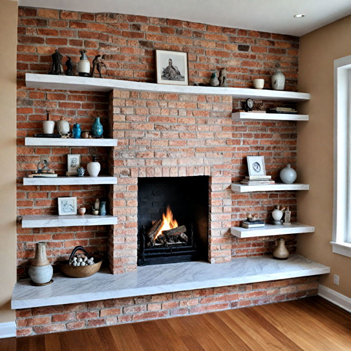 floating stone shelves