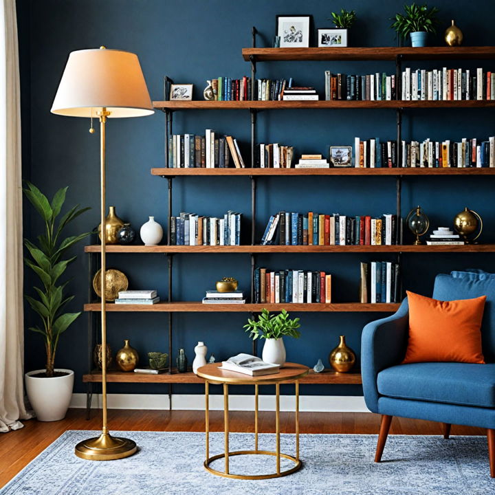 floor lamp to light up your bookshelf area