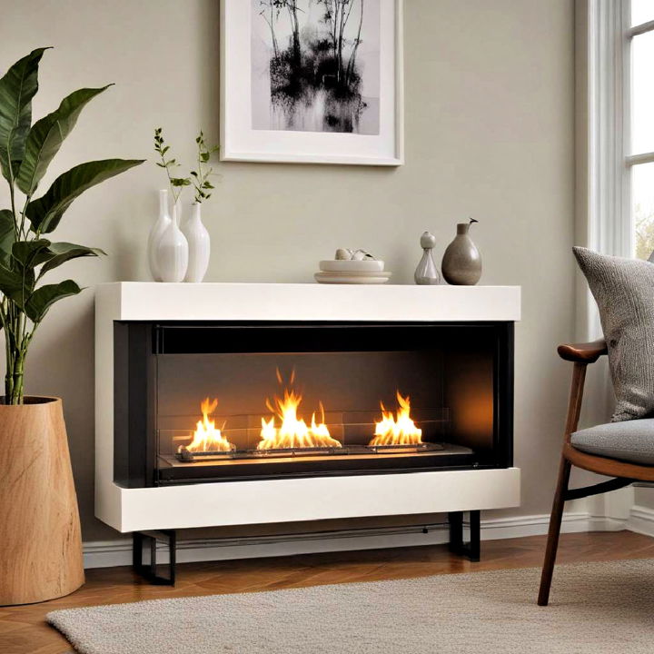 freestanding bioethanol fireplace