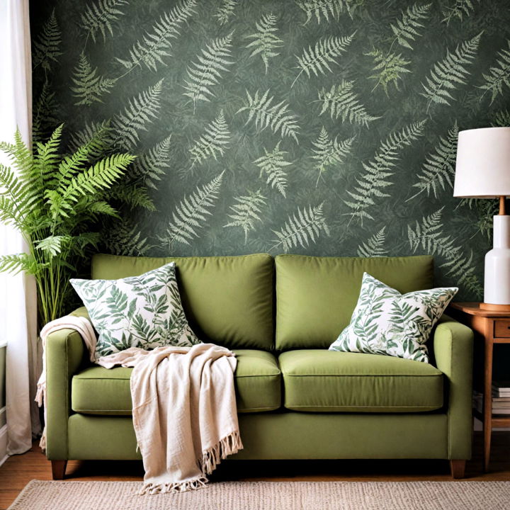 fresh fern fabric to enhancing overall ambiance