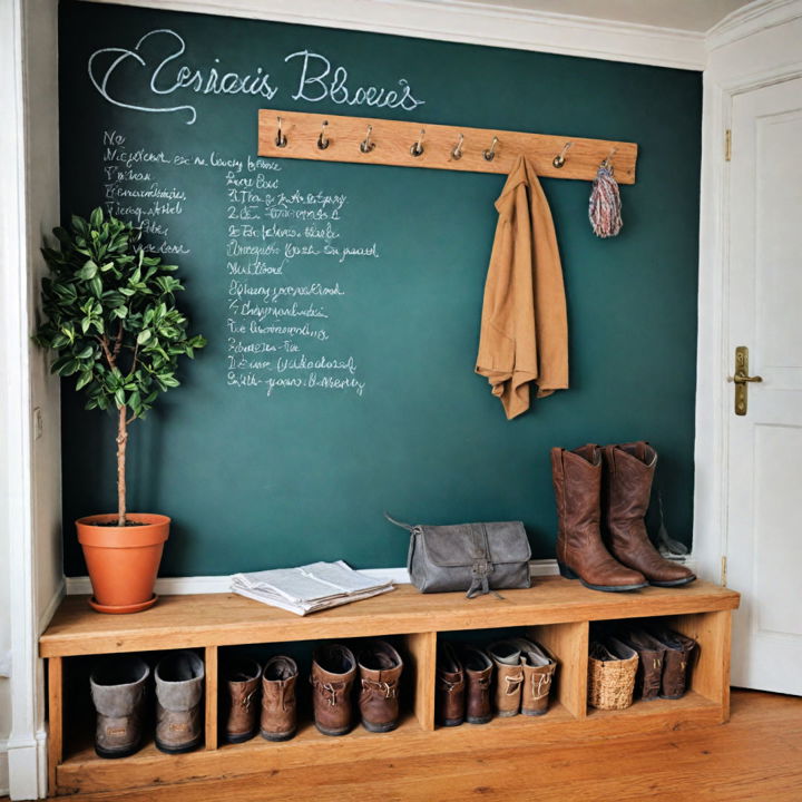 fun and practical chalkboard wall