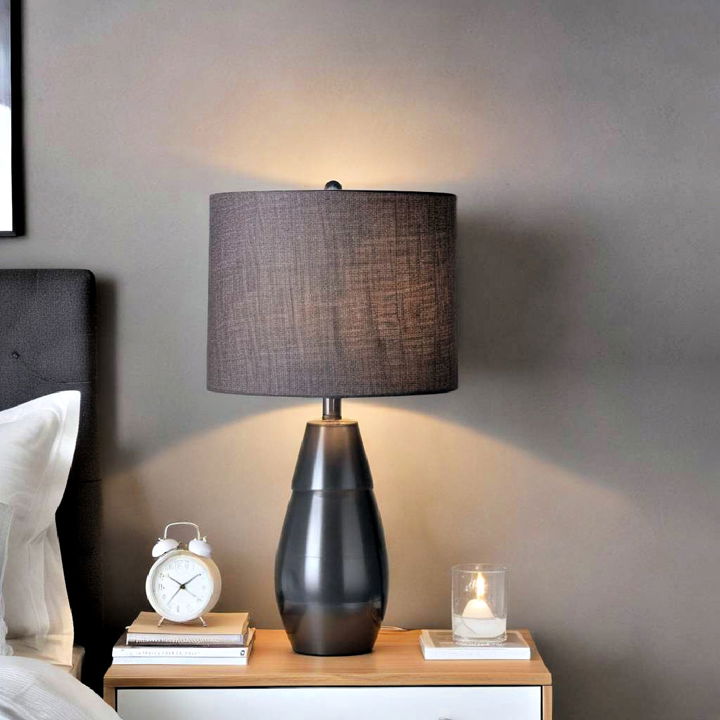 functional dark grey lamps