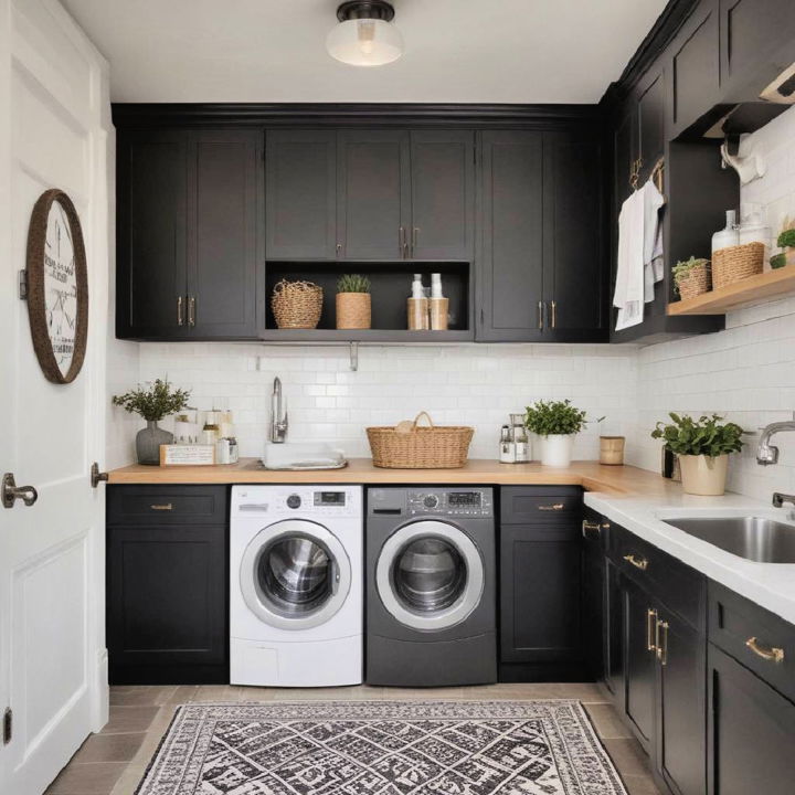 functional laundry room counter space