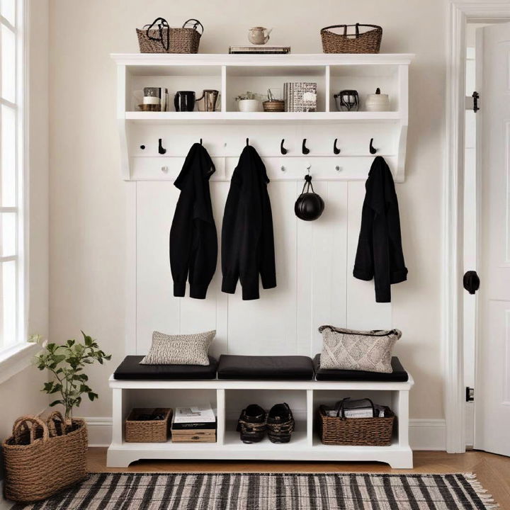 functional storage entryway