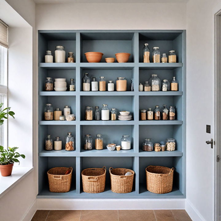 functionality recessed shelving