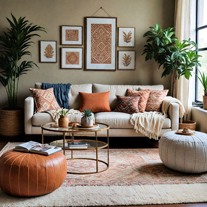 funky fusion living room