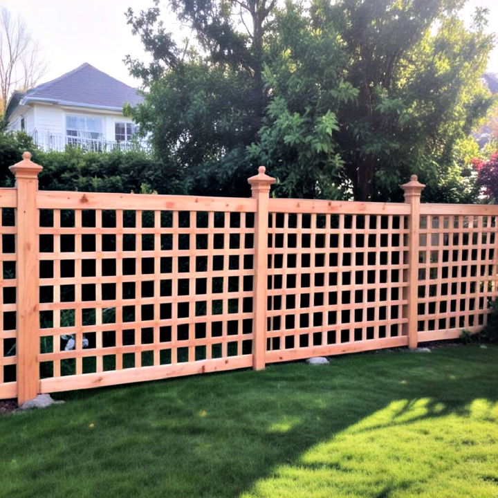 garden lattice fence