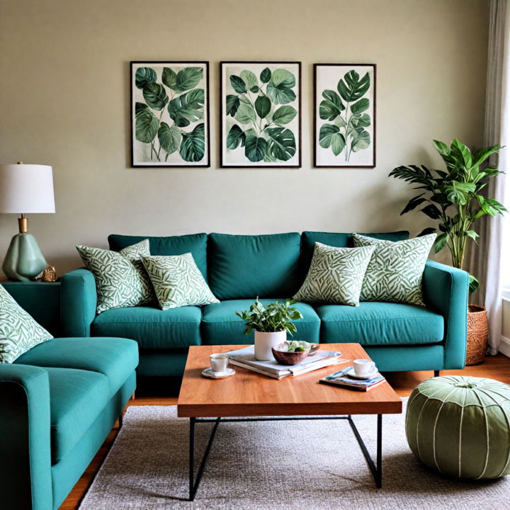 geometric patterned cushions for couch