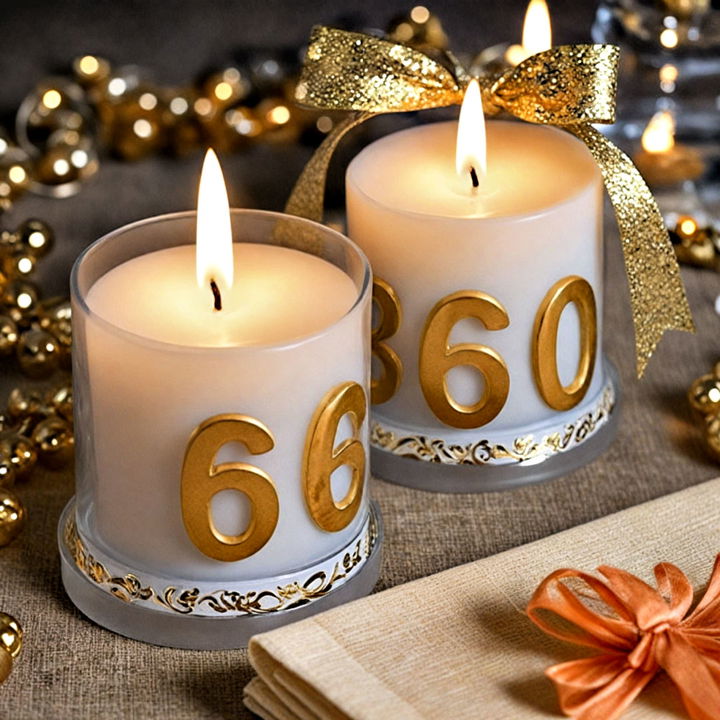 gold candles to light up the occasion