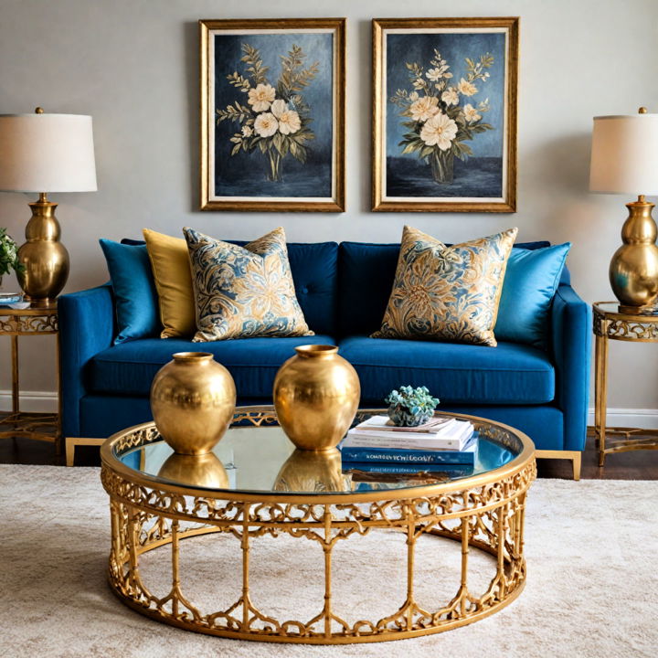 gold furniture living room