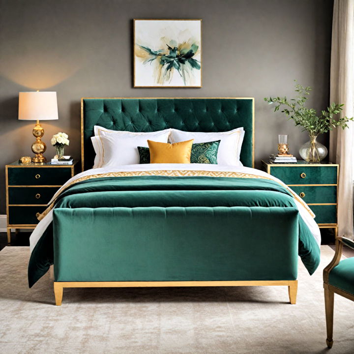 gold trimmed bedroom furniture