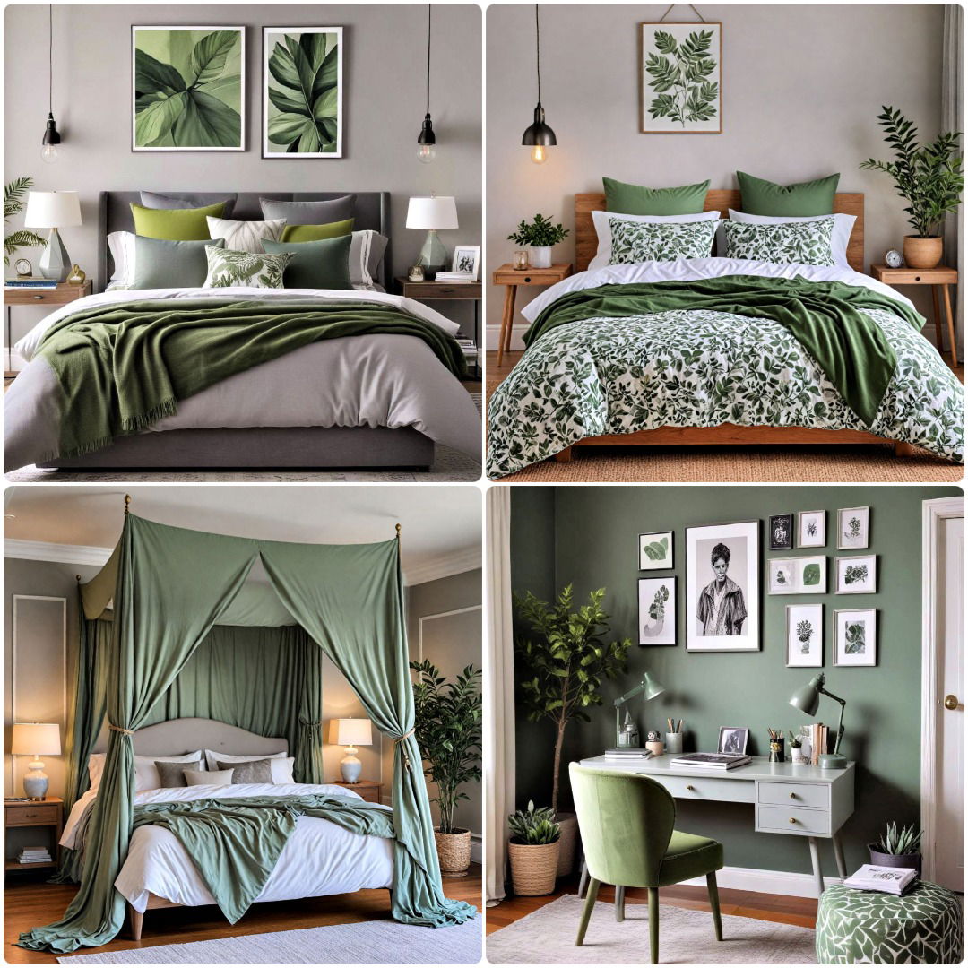 20 Green and Grey Bedroom Ideas To Suit Any Style