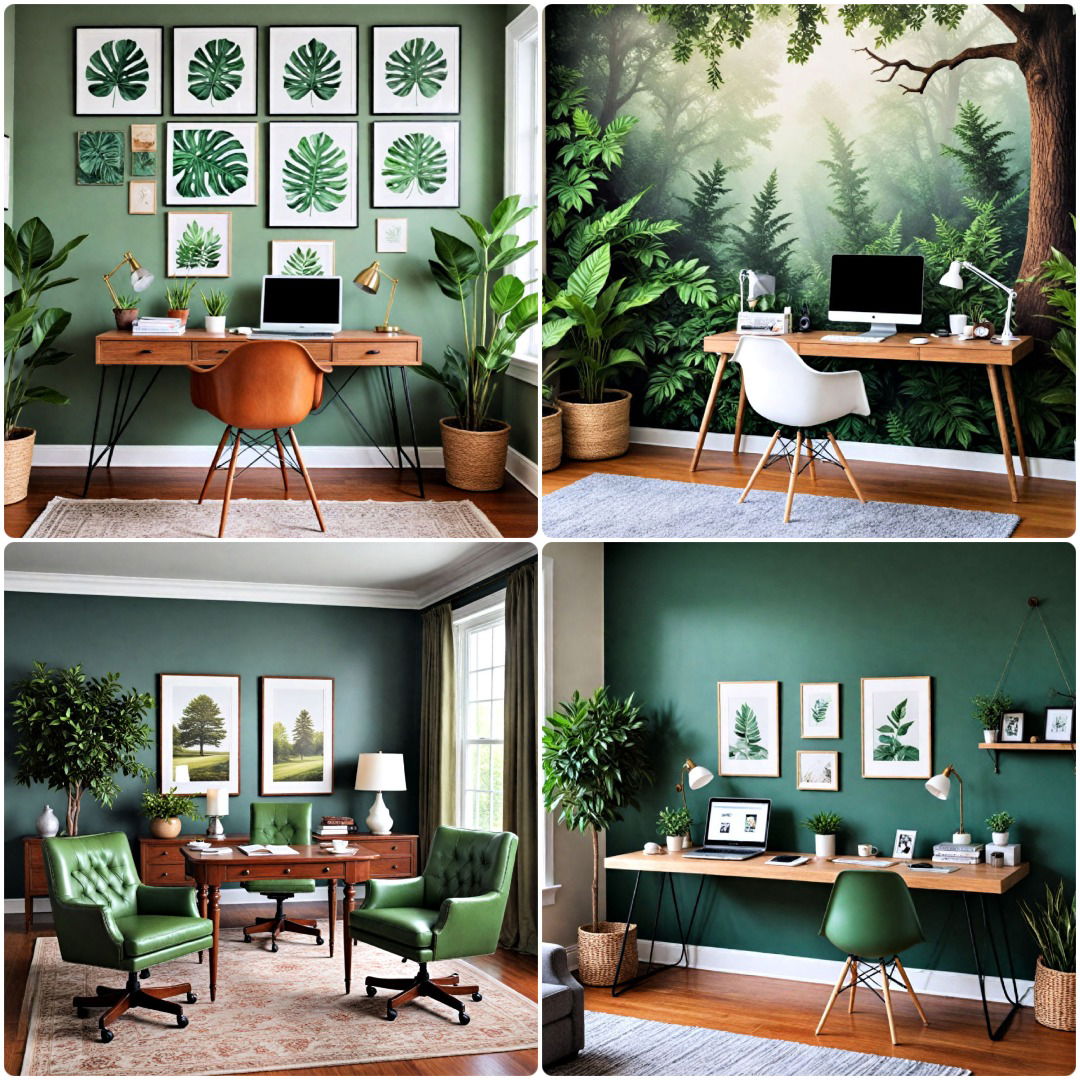 20 Green Home Office Ideas for an Eco-Chic Upgrade