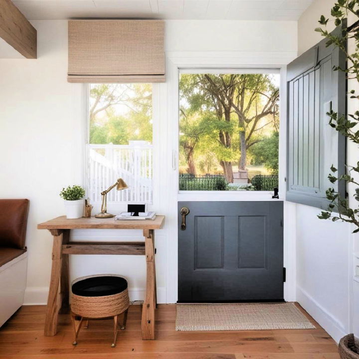 home office dutch door idea