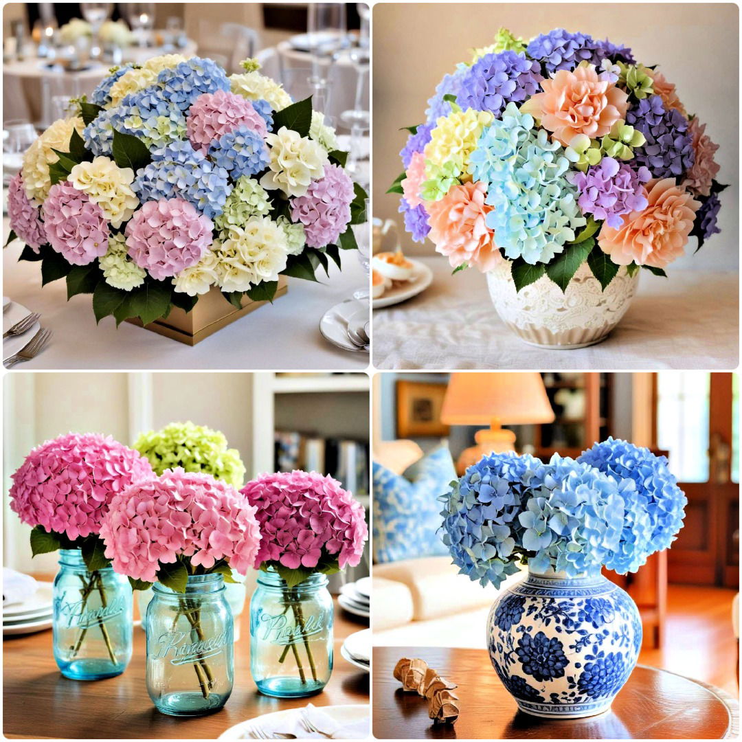 20 Hydrangea Centerpiece Ideas To Elevate Your Table