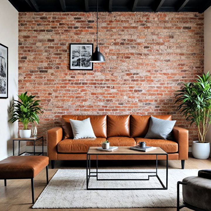 industrial chic living room