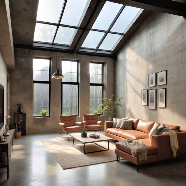 industrial interior natural light