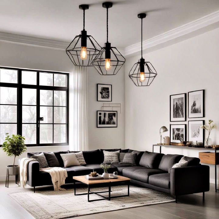 industrial lighting for living room