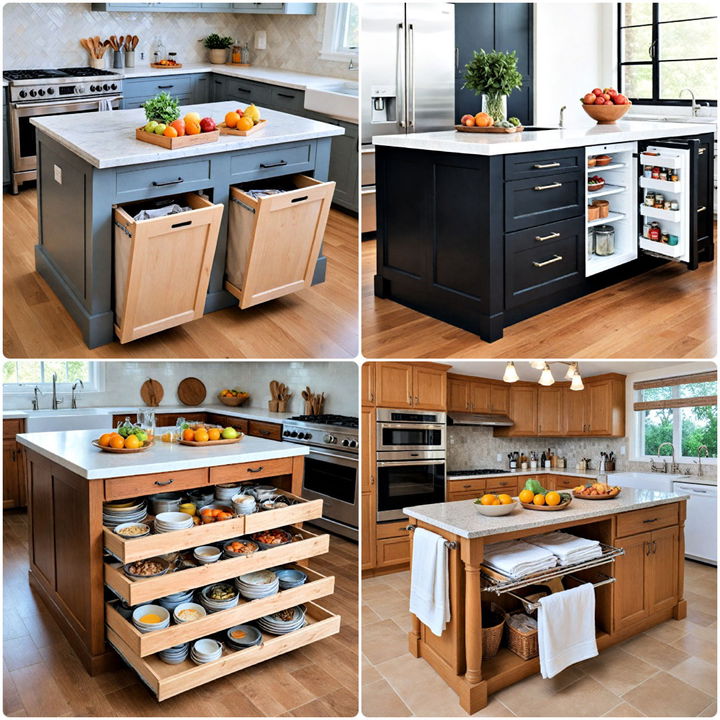 kitchen island storage ideas