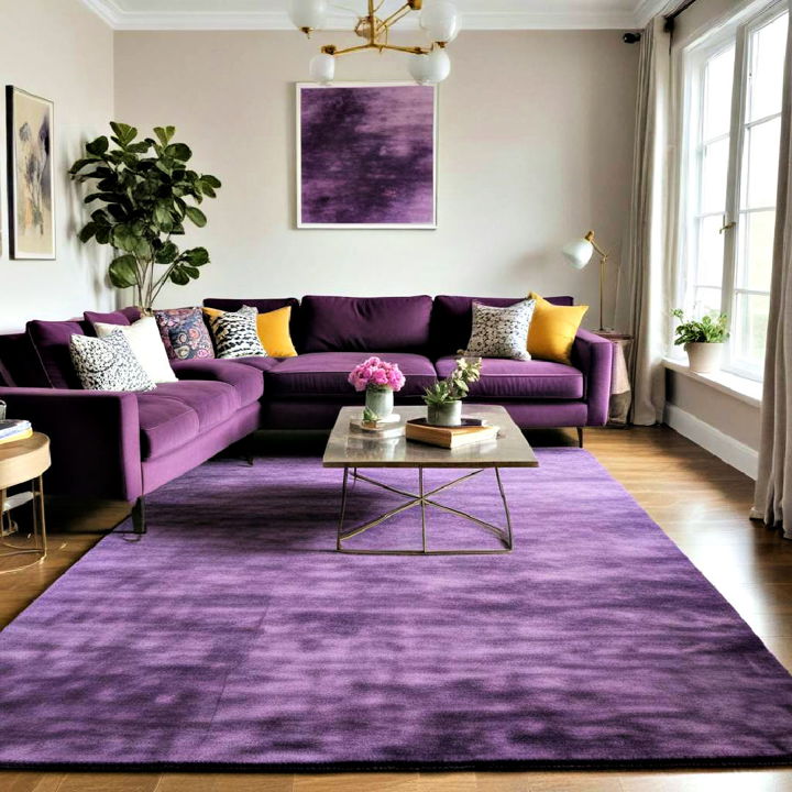 living room statement rug