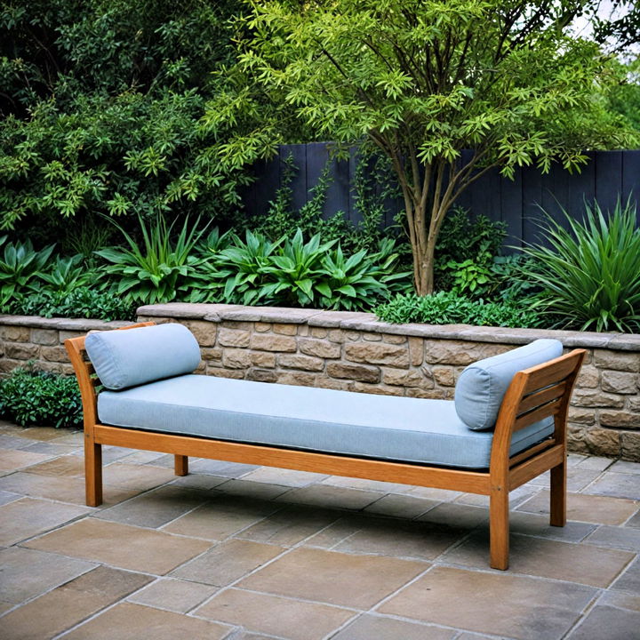 luxurious lounge bench