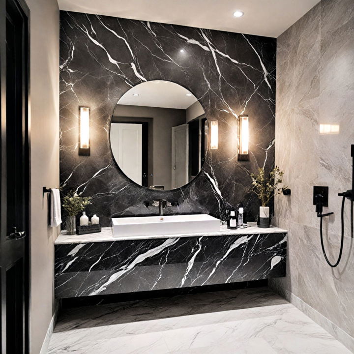 luxurious marble bathroom