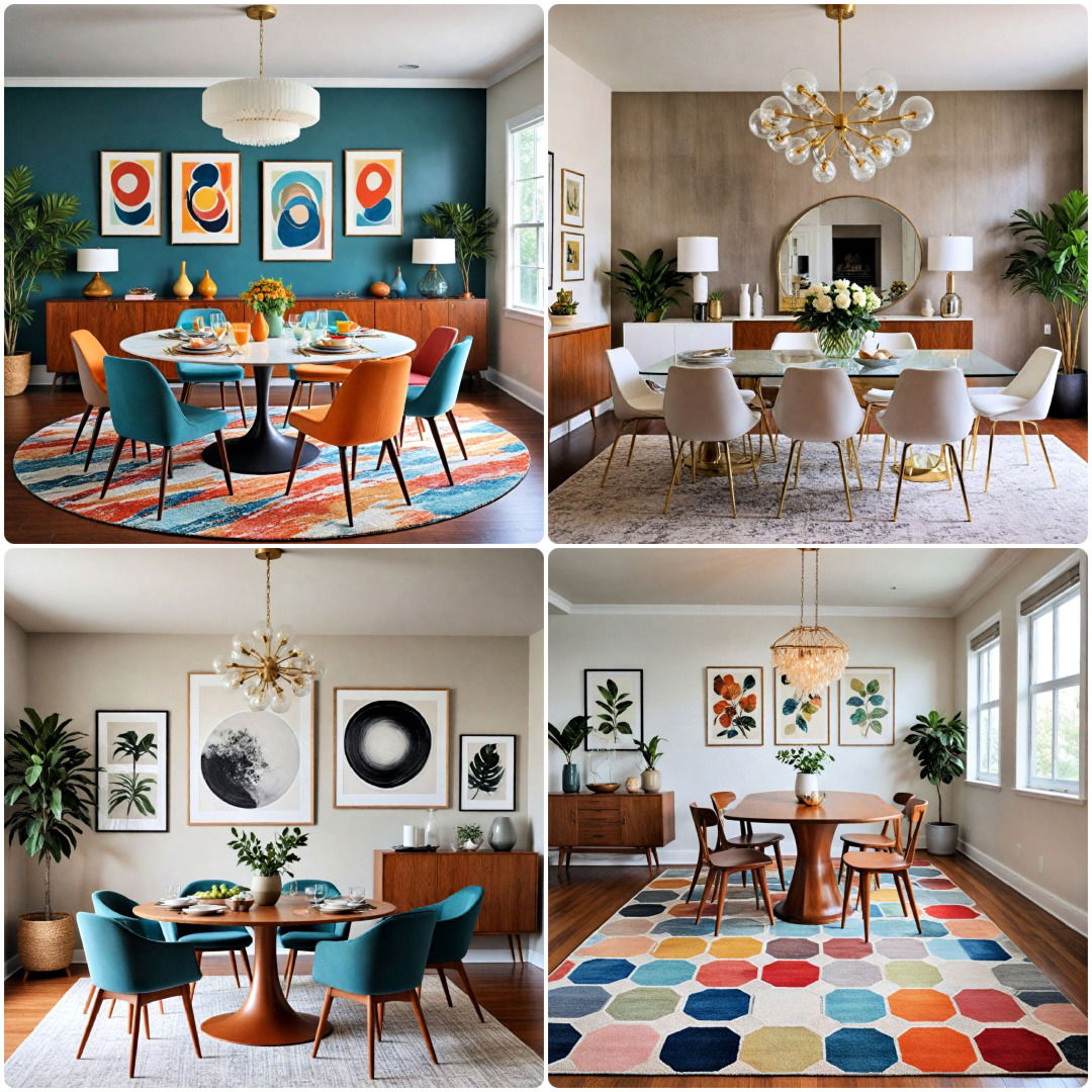 25 Mid-century Modern Dining Room Ideas for Every Budget
