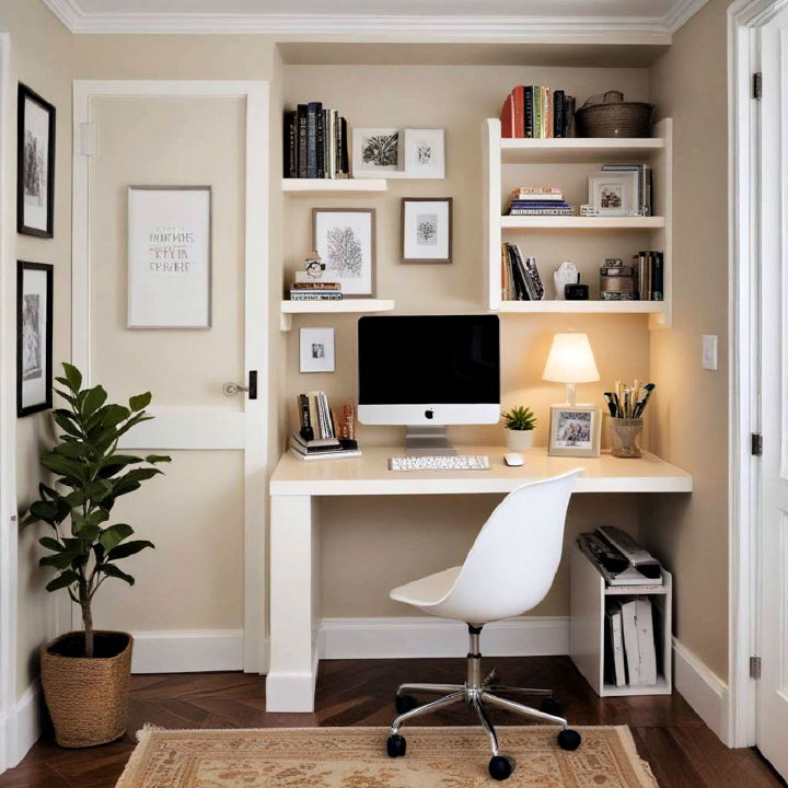 mini home office to maximizes productivity