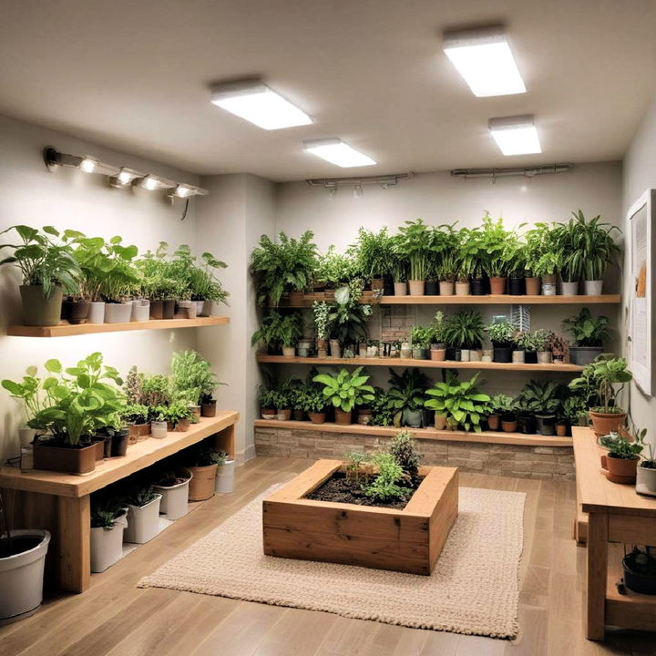 mini indoor garden idea