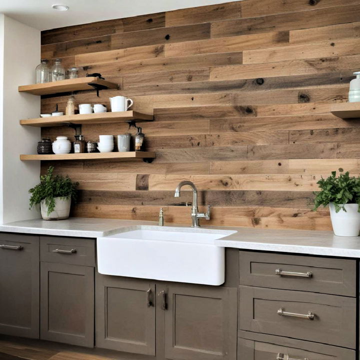 modern and rustic wide plank shiplap