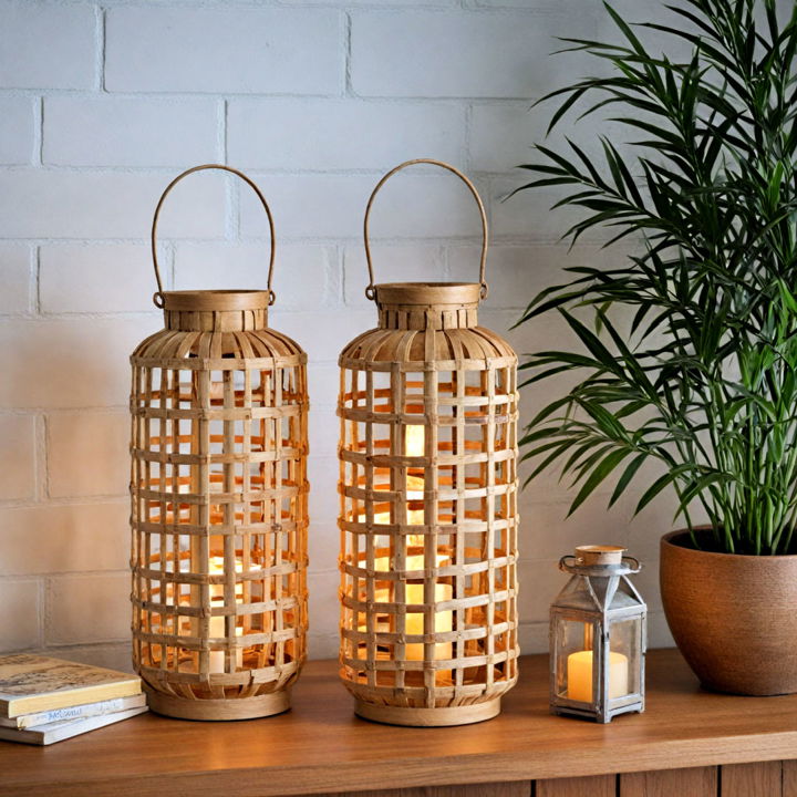 modern bamboo lanterns