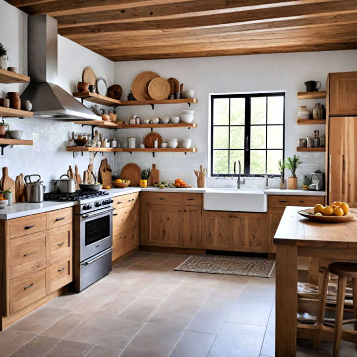 modern country kitchen