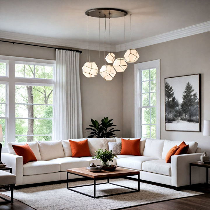 modern fixtures living room