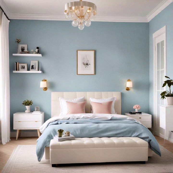 modern minimalist chic girls bedroom