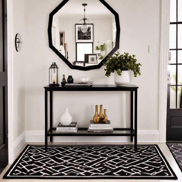 monochrome magic entryway