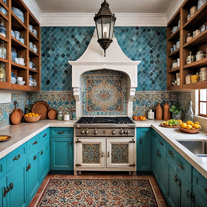 moroccan country kitchen