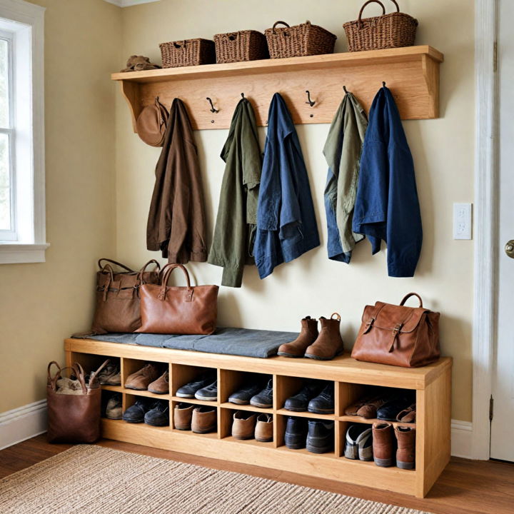 multi functional bench for boot room