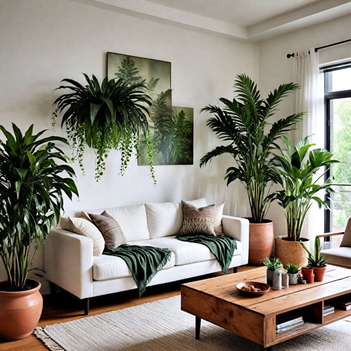 natural elements living room