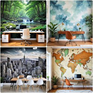 office wallpaper ideas