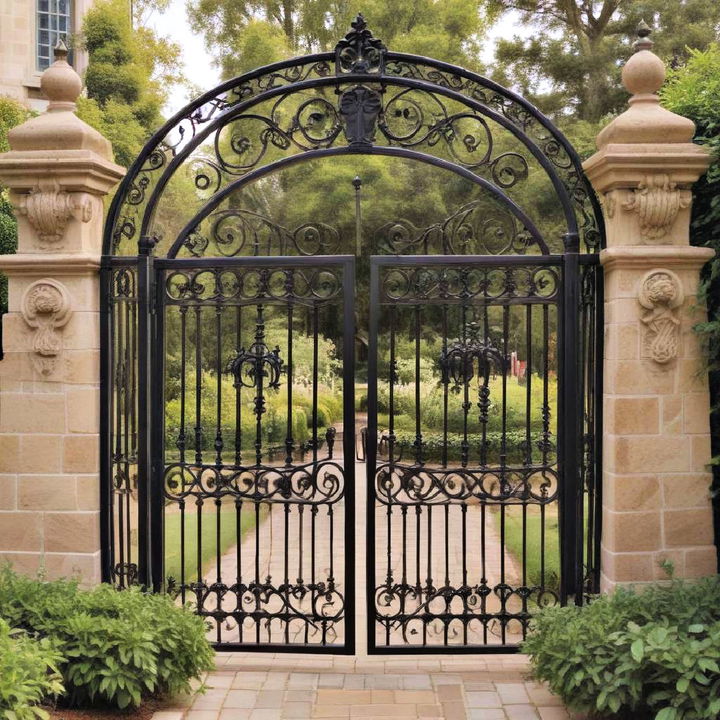 ornamental gate for formal garden