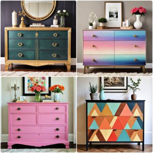 painted dresser ideas