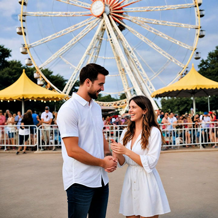 park proposal for a fun loving couple