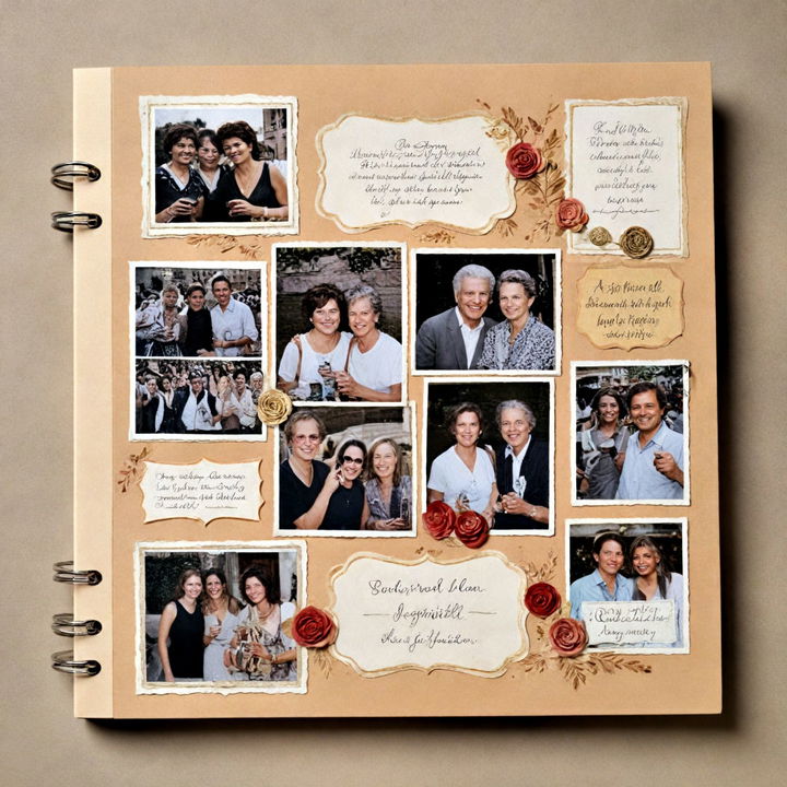 personalized handmade scrapbook gift