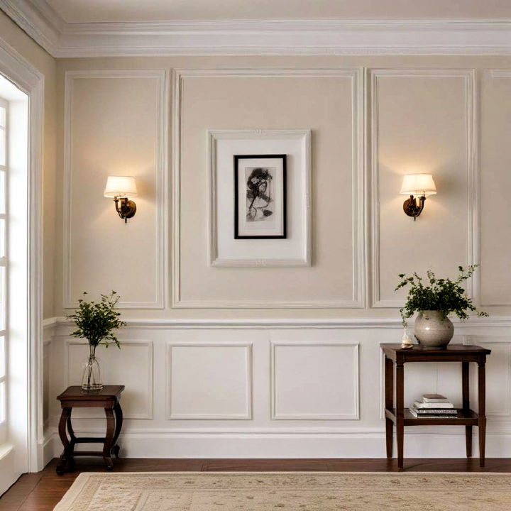picture frame wainscoting idea