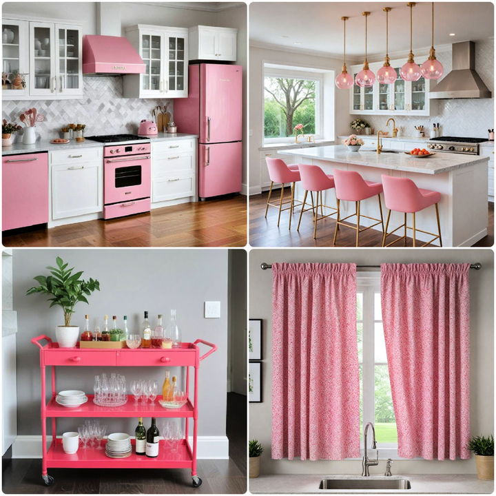 pink kitchen ideas