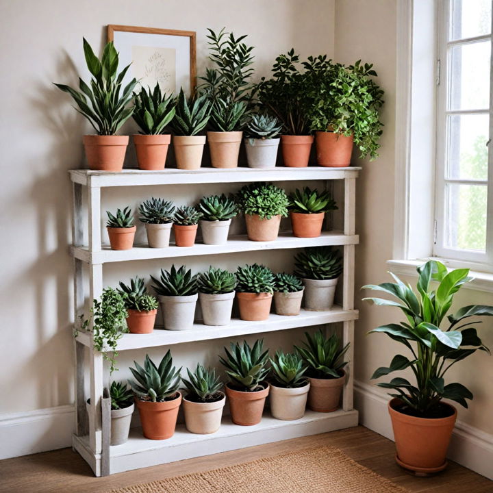 plant corner for boot room