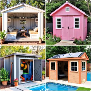 pool shed ideas