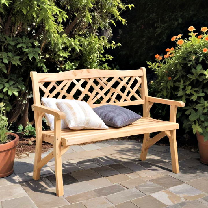 portable folding garden bench