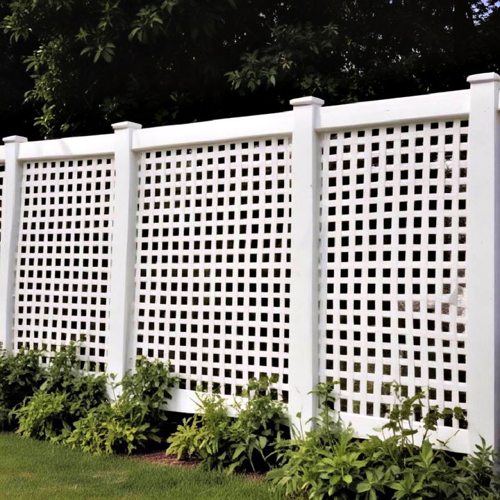 privacy lattice fence