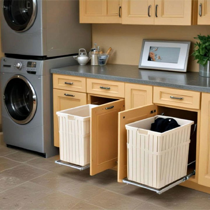 pull out hampers for utility room
